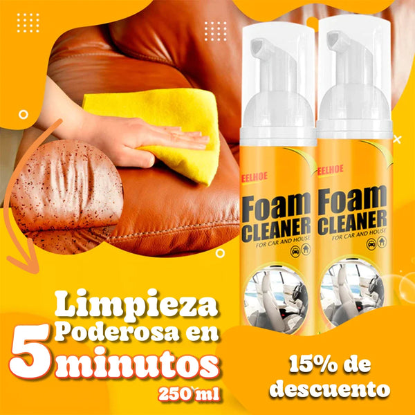 COMPRE 01 UNIDAD Y RECIBA 02 UNIDADES | Espuma Limpiadora Brillo Fácil Multiusos [Acción en 5 minutos]