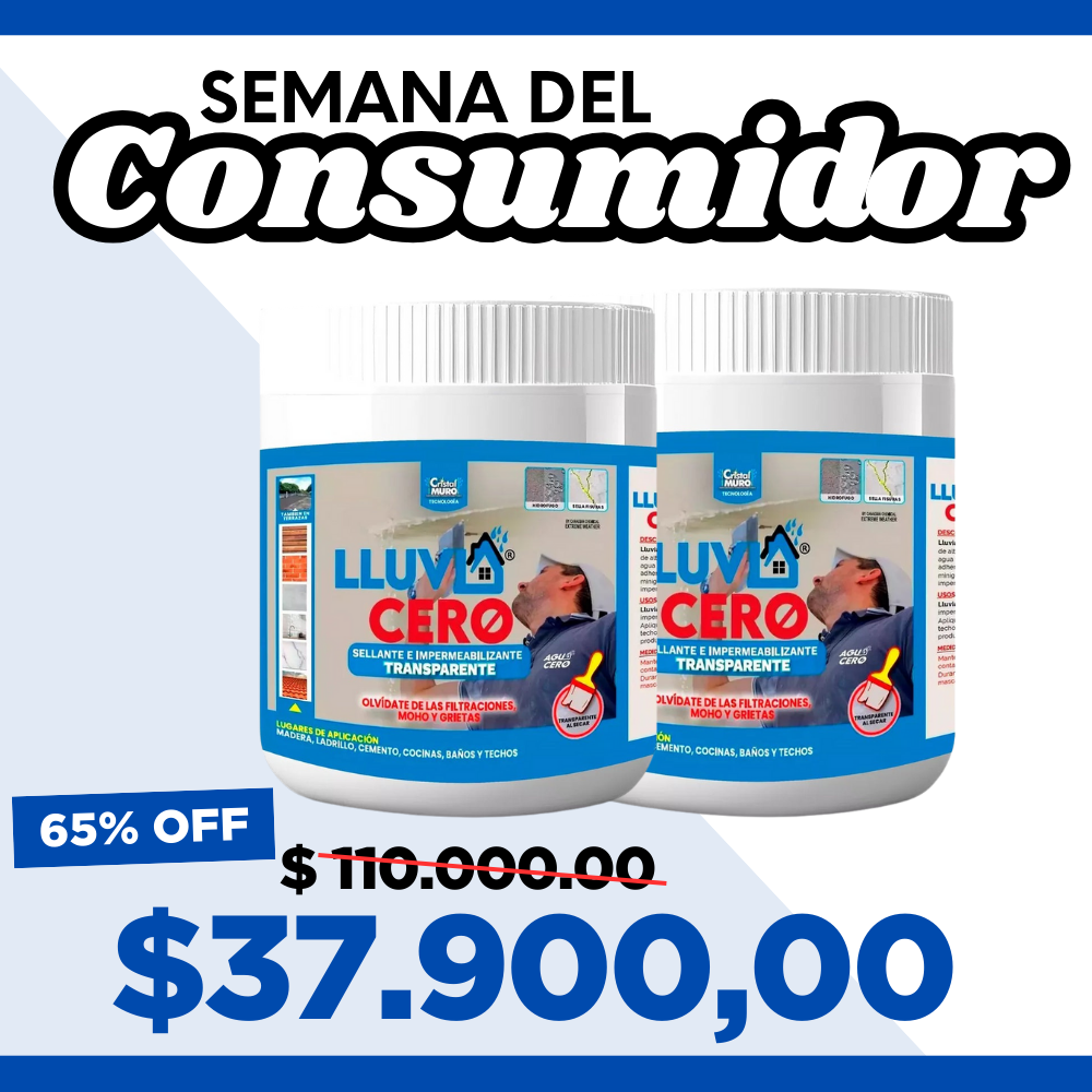 COMPRE 01 UNIDAD Y RECIBA 02 UNIDADES | 2x500ml |Sellador de Grietas Súper Resistente al Água + REGALO